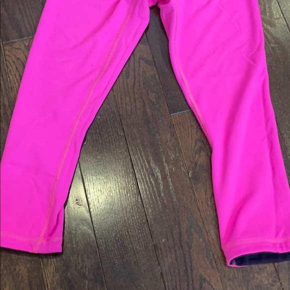 Lululemon pink purple wonderunder crop pant size 4 - Picture 9 of 12